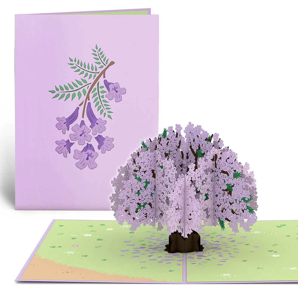 Lovepop Jacaranda Tree Pop-Up Card