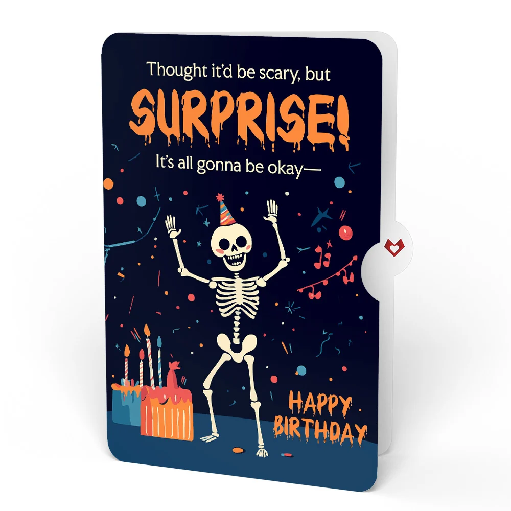 Lovepop Black-Eyed Susan Birthday Bouquet and Surprise Skeleton Sentiment Set Vase - Image 4