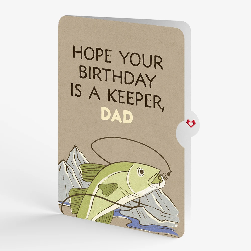 Lovepop Birthday Cod Pop-Up Card and Sentiment Set for Dad - Image 4