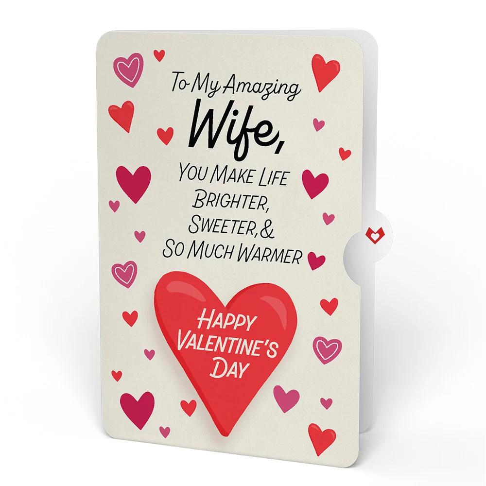 Lovepop Pizza Love Valentine Pop-Up Card and Sentiment Set for Wife - Image 4