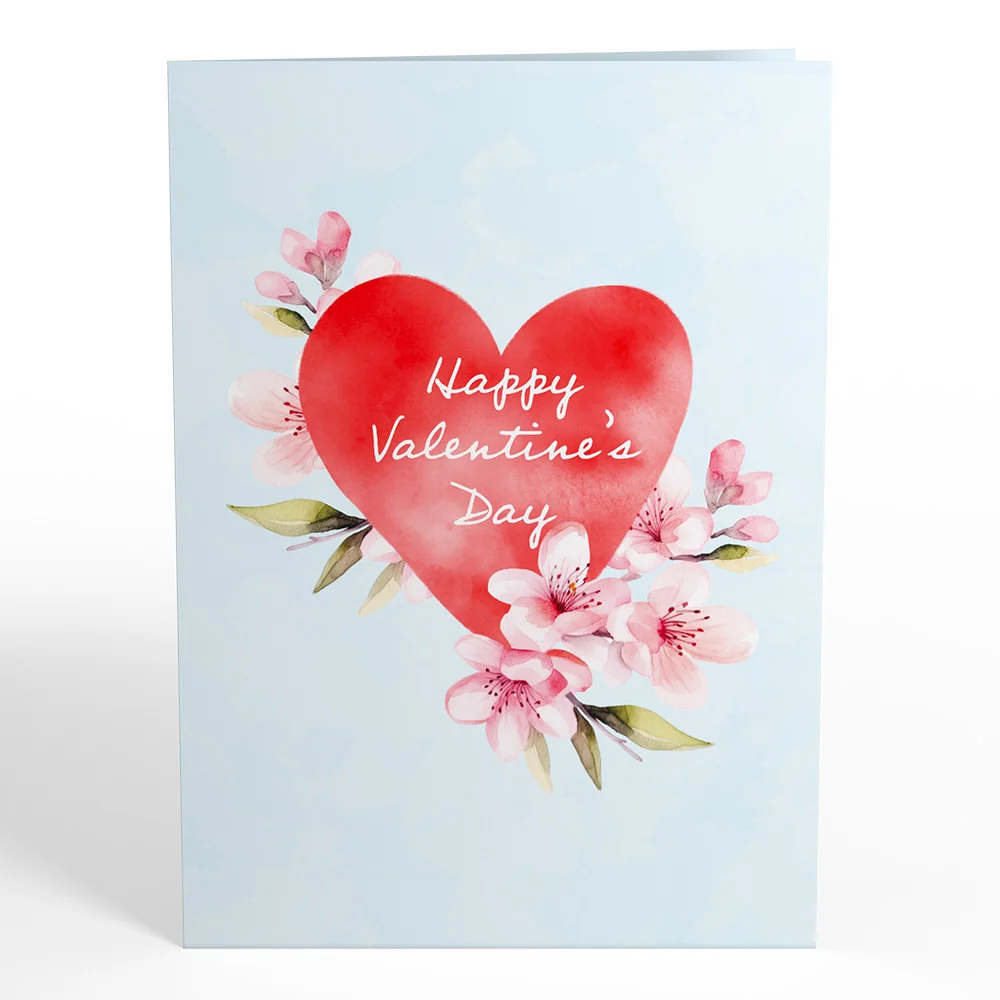 Lovepop Happy Valentine's Day Cherry Blossom Tree Pop-Up Card - Image 4