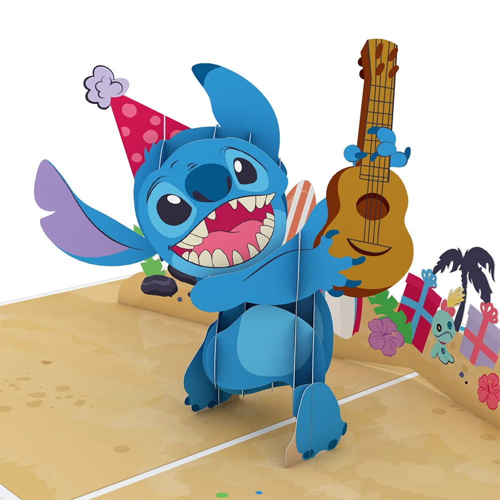 Lovepop Disney's Stitch Rockin' Birthday Pop-Up Card - Image 2