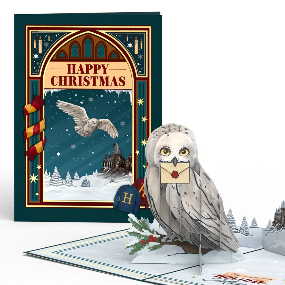 Lovepop Harry Potter Hedwig Holiday Magic Pop-Up Card - Image 2