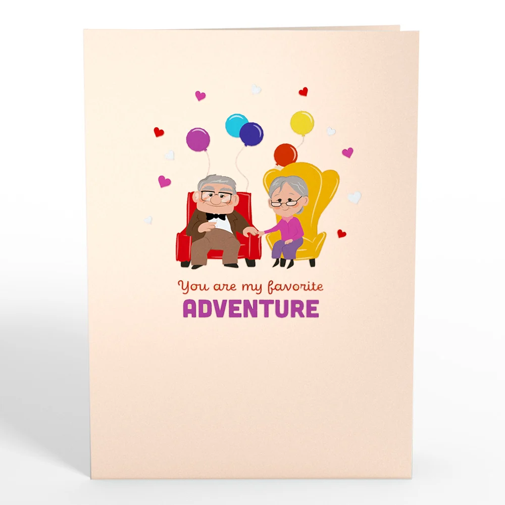 Lovepop Disney and Pixar Up My Greatest Adventure Valentine Pop-Up Card - Image 4