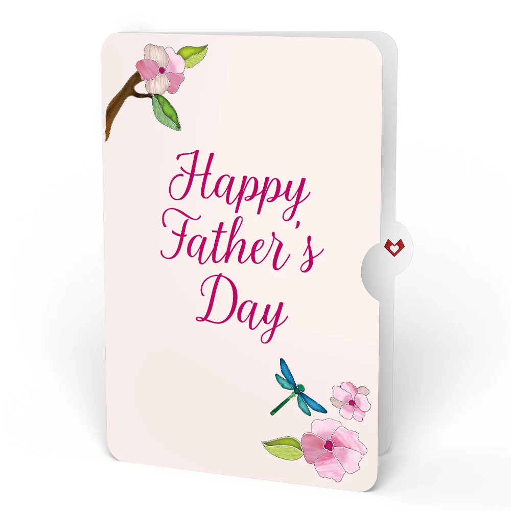Lovepop Sun-dappled Cherry Blossom Father’s Day Suncatcher Bouquet and Sentiment Set for Dad Glass - Image 4