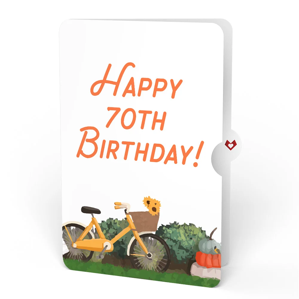 Lovepop Fall Welcome 70th Birthday Pop-Up Card and Sentiment Set Chair - Image 4