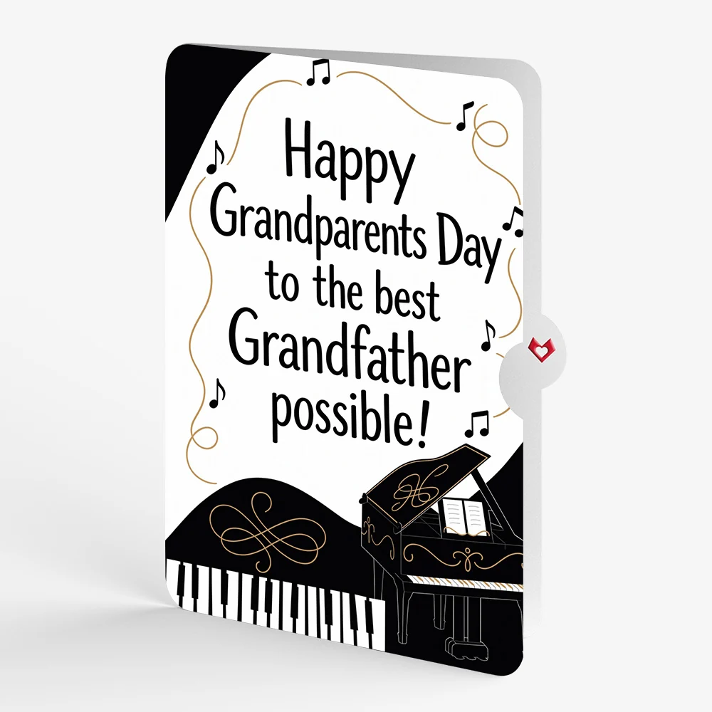 Lovepop Just a Note Piano Pop-Up Card and Grandparents Day Sentiment Set - Image 4