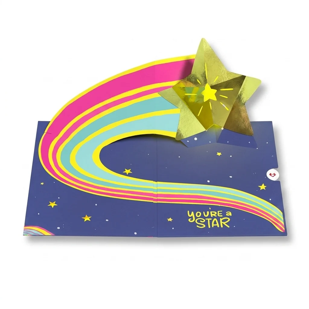 Lovepop You're a Star Love Light-Up Pop-Up Card and Sentiment Set Glass - Image 3