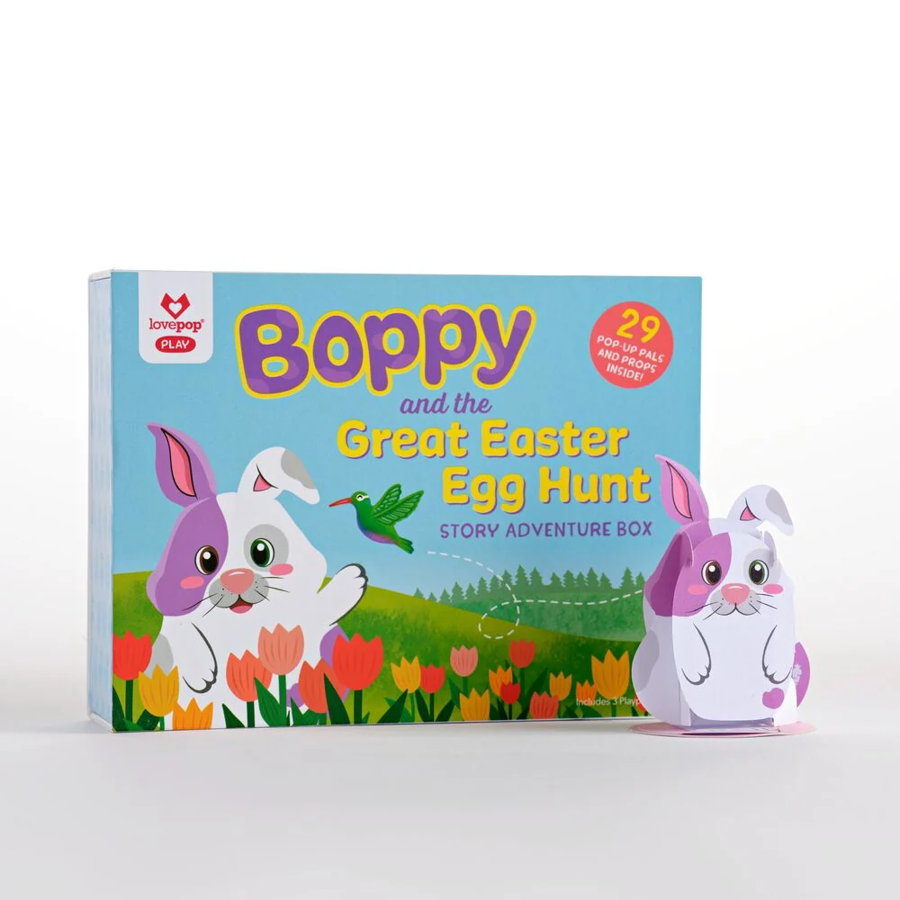 Lovepop Boppy and the Great Easter Egg Hunt Story Adventure Box Basket - Image 11