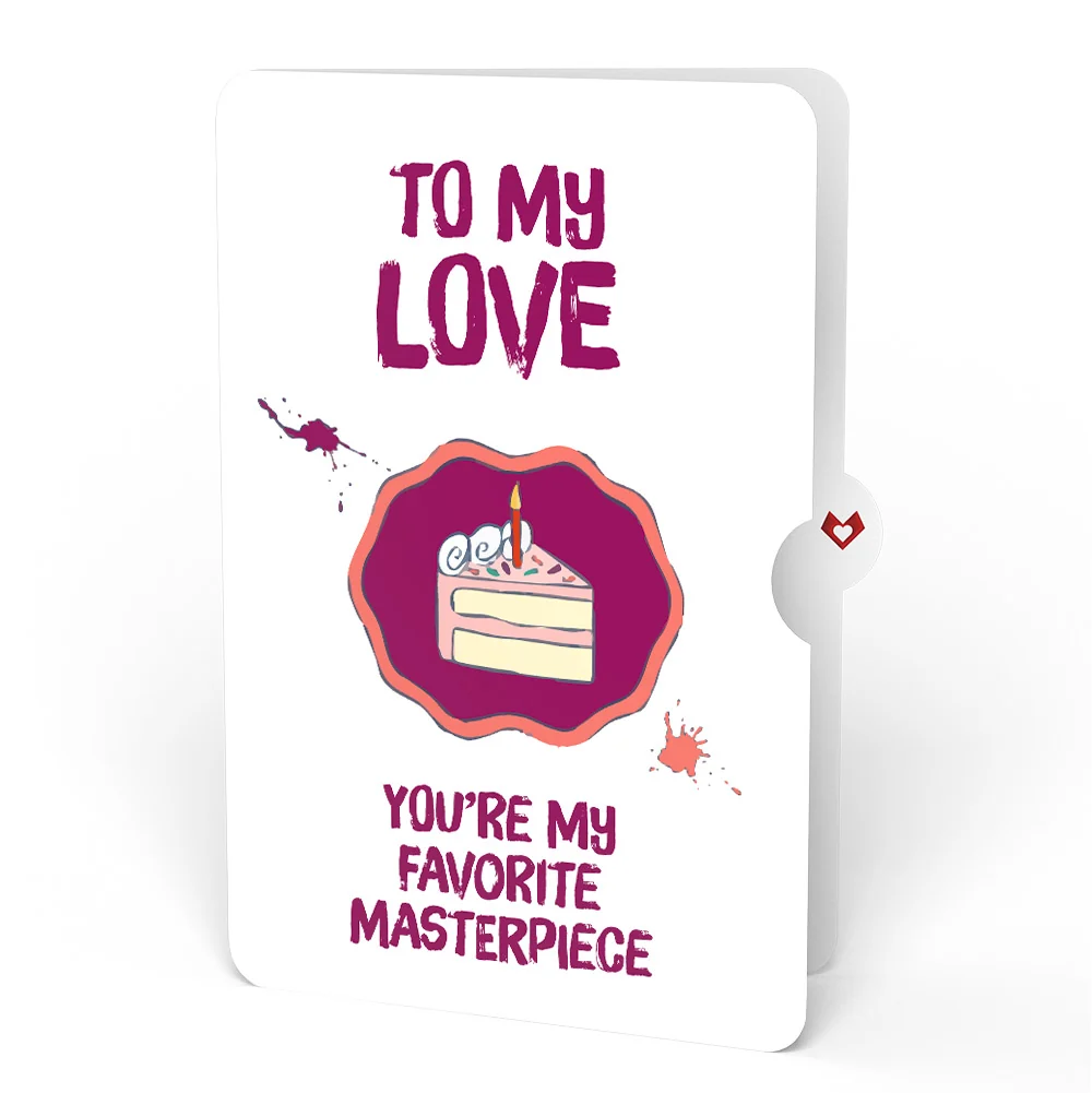 Lovepop Happy Birthday to a True Masterpiece Pop-Up Card and Sentiment Set for Partner - Image 4