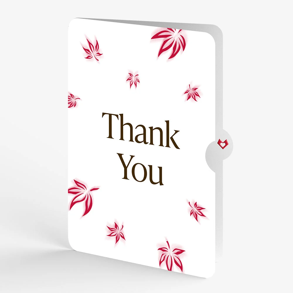 Lovepop Japanese Maple Thank You Pop-Up Card and Sentiment Set - Image 4