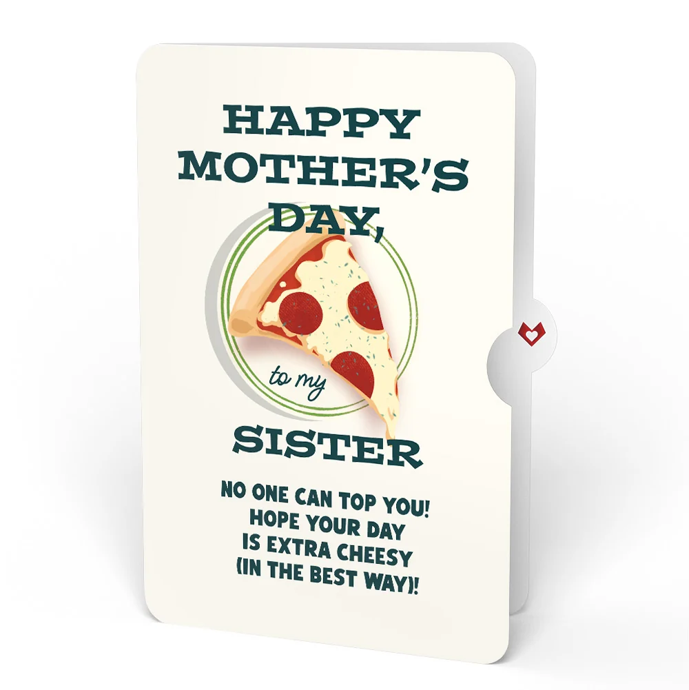 Lovepop Pizza Love Mother's Day Pop-Up Card and Sentiment Set for Sister - Image 4