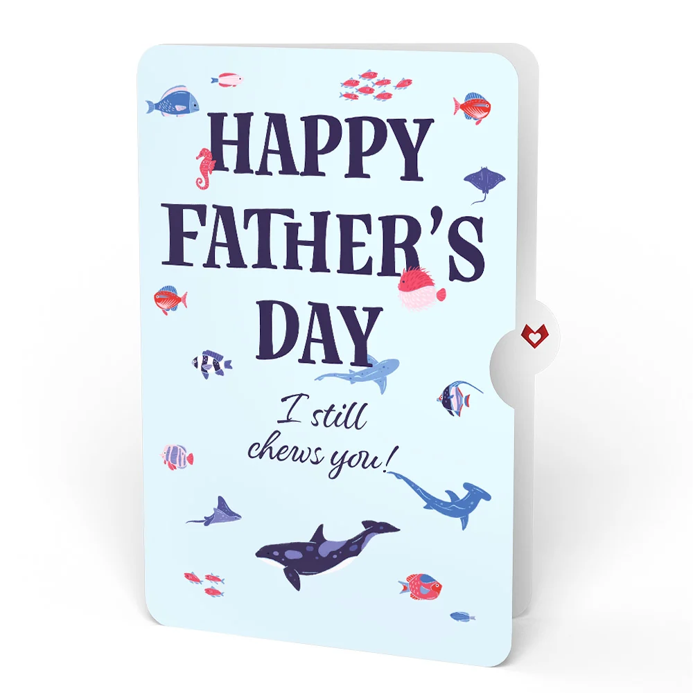 Lovepop I Chews You Shark Father's Day Pop-Up Card and Sentiment Set - Image 3