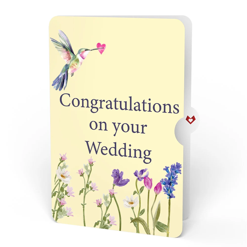 Lovepop Love in Bloom Hummingbird Wedding Pop-Up Card and Sentiment Set - Image 4