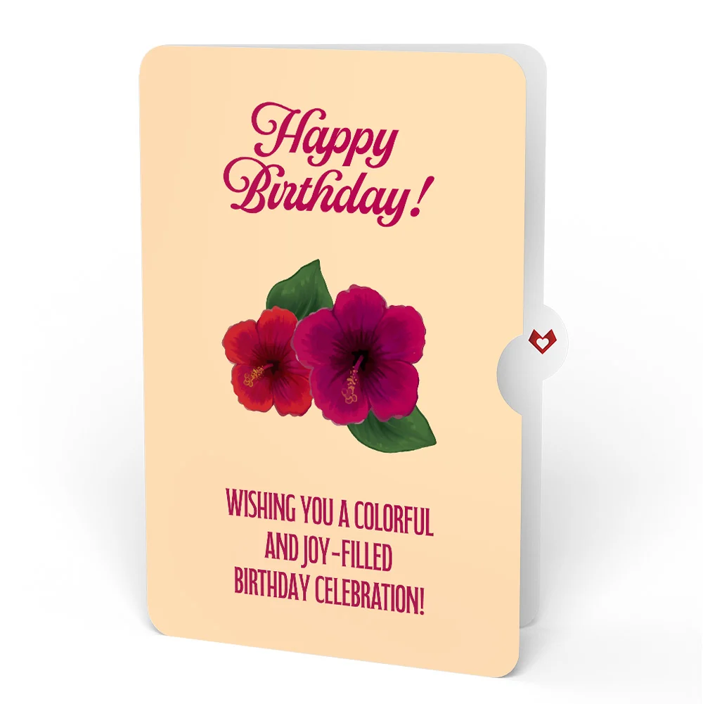 Lovepop Rainforest Toucan Birthday Pop-Up Card and Hibiscus Sentiment Set - Image 4