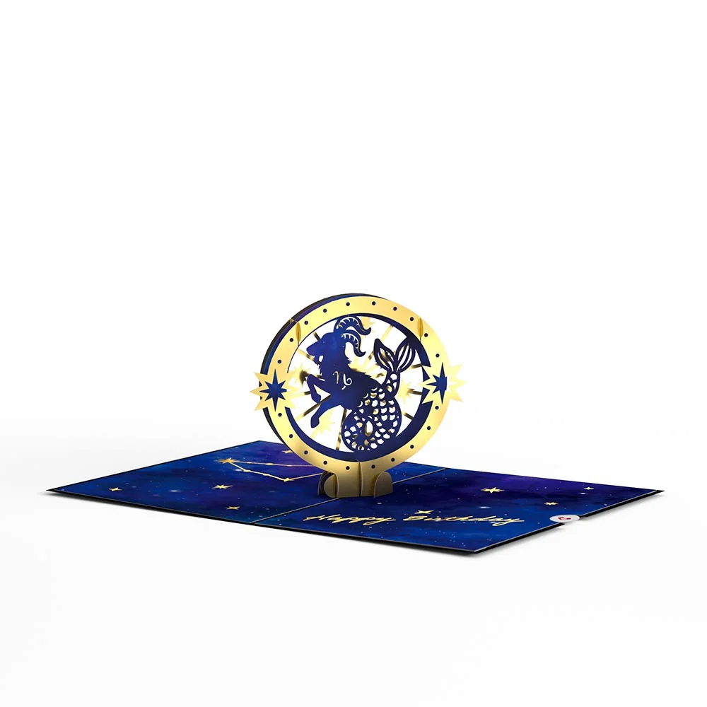 Lovepop Capricorn Zodiac Birthday Pop-Up Card - Image 3