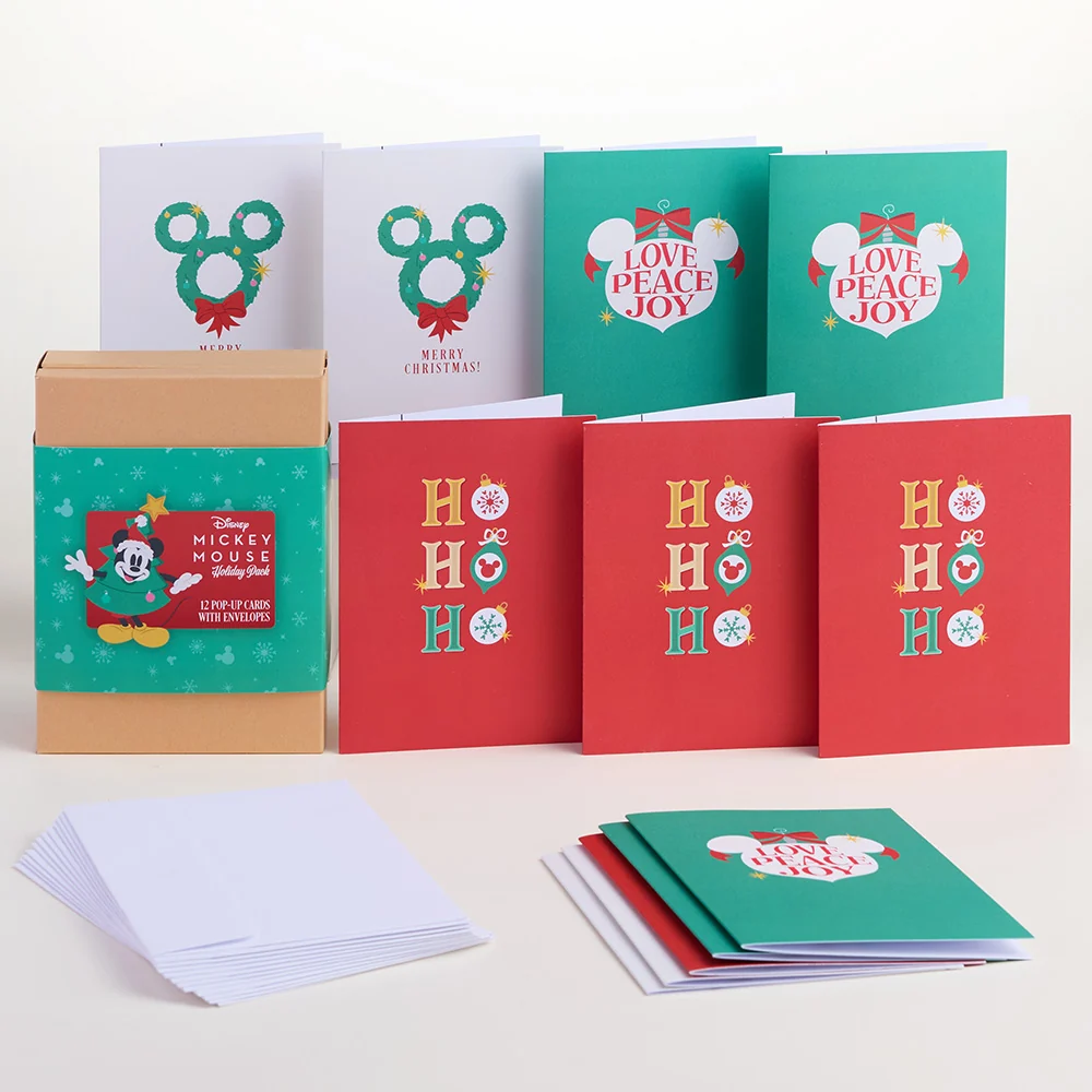 Lovepop Disney’s Mickey Mouse Holiday Box Set (Assorted 12-Pack): Paperpop Card - Image 2