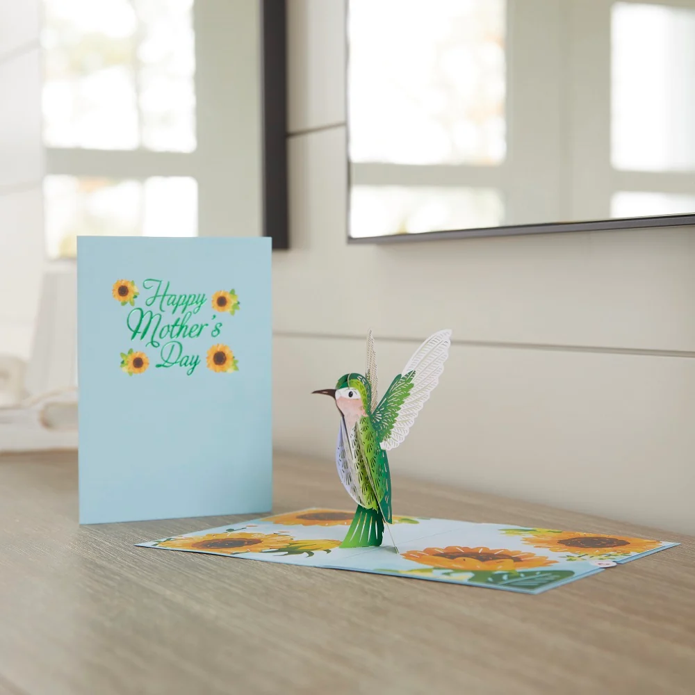 Lovepop Mother's Day Sunflower Hummingbird Pop-Up Card - Image 5