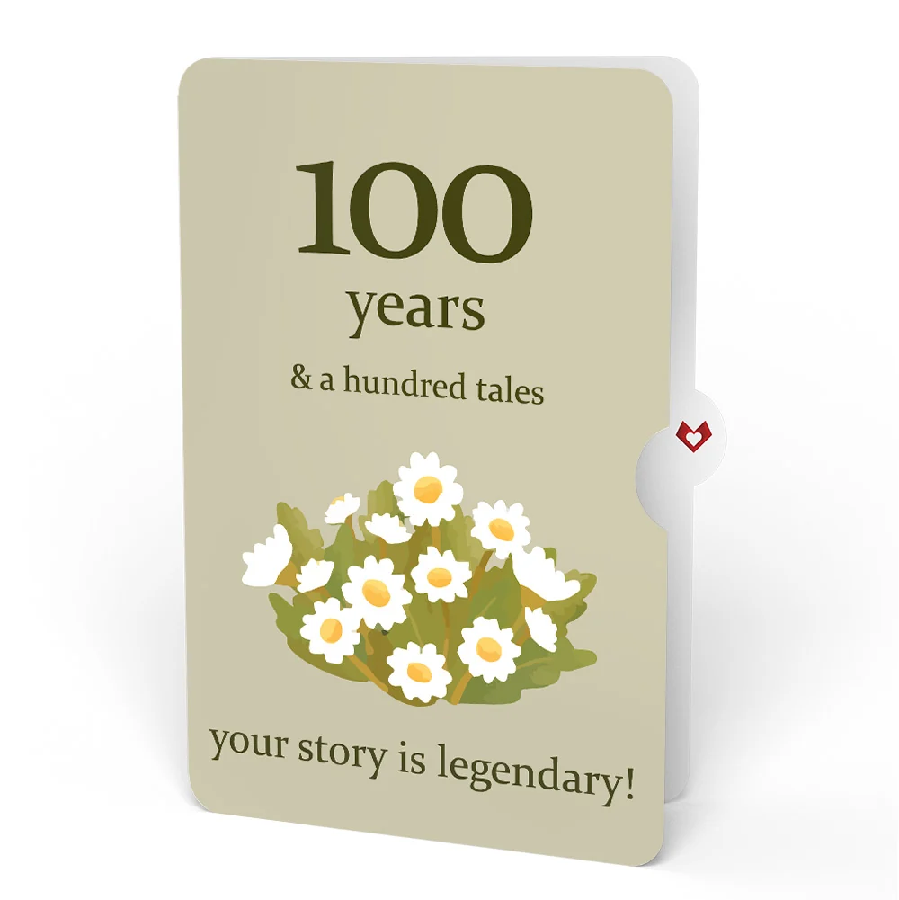Lovepop Cheers to a New Chapter 100th Birthday Pop-Up Card and Sentiment Set Cream - Image 4