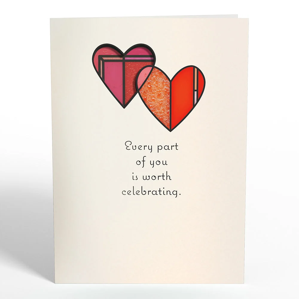 Lovepop Rainbow Hearts Suncatcher Card - Image 5