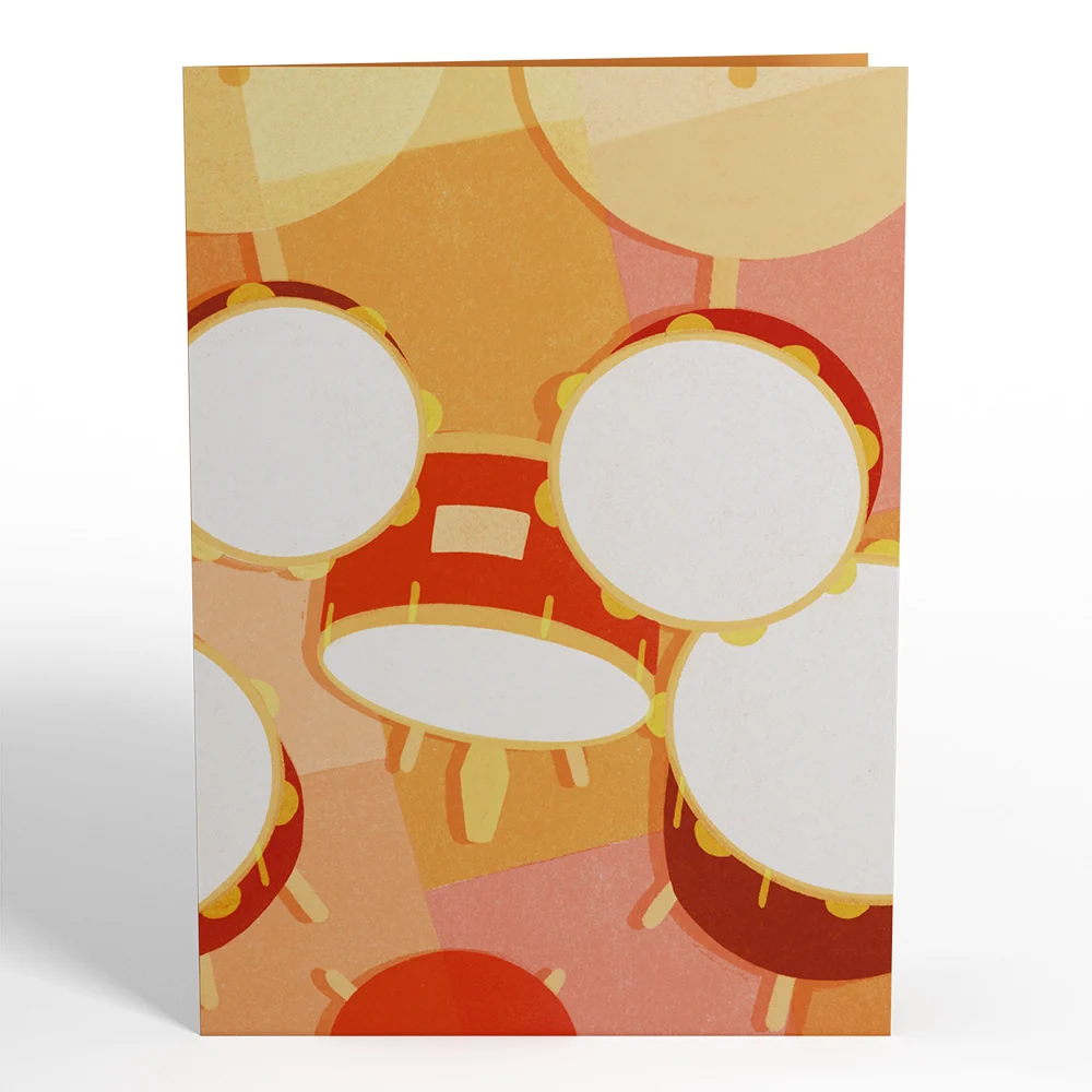 Lovepop Drum Kit Pop-Up Card - Image 4