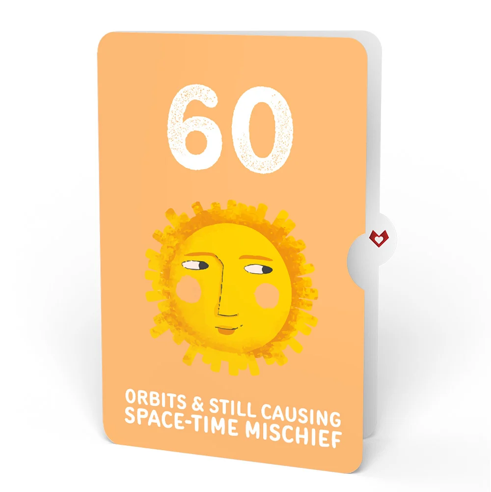 Lovepop Another Trip Around the Sun 60th Birthday Light-Up Pop-Up Card and Sentiment Set - Image 4
