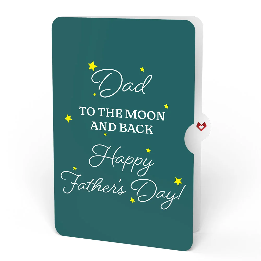 Lovepop Love You to the Moon and Back Father's Day Pop-Up Card and Sentiment Set for Dad - Image 4