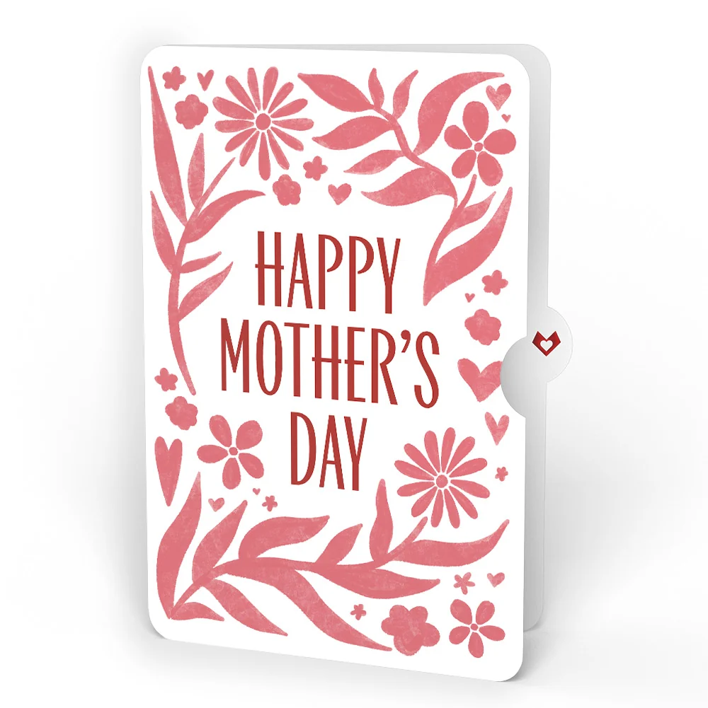 Lovepop Serene Hummingbird Mother’s Day HeartFelt Charm Card and Bold Petal Pattern Sentiment Set for Mom - Image 4