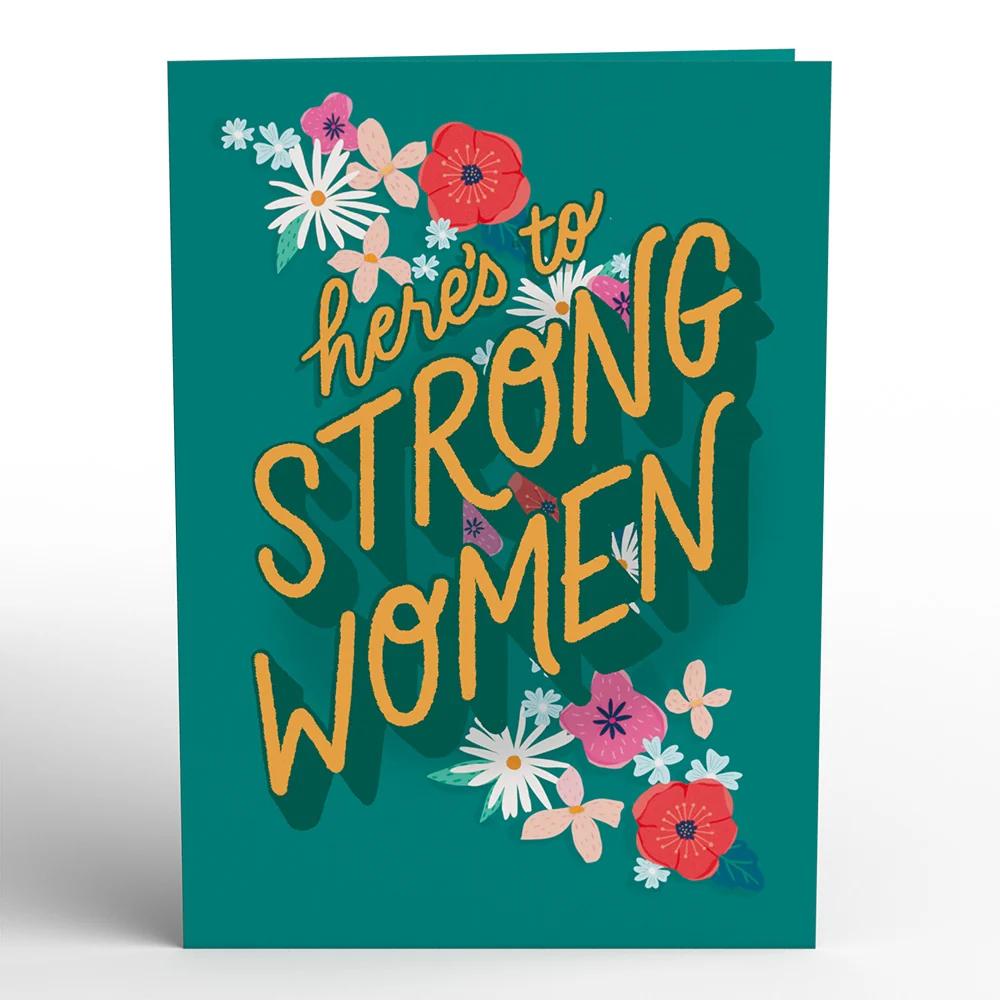 Lovepop Here's to Strong Women Pop-Up Card - Image 4