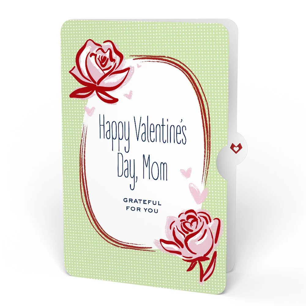 Lovepop Peony Valentine Bouquet and Sentiment Set for Mom Vase - Image 4