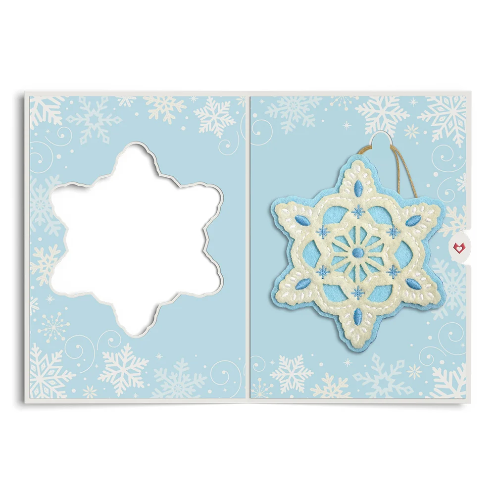 Lovepop Icy Snowflake HeartFelt Charm Card - Image 6