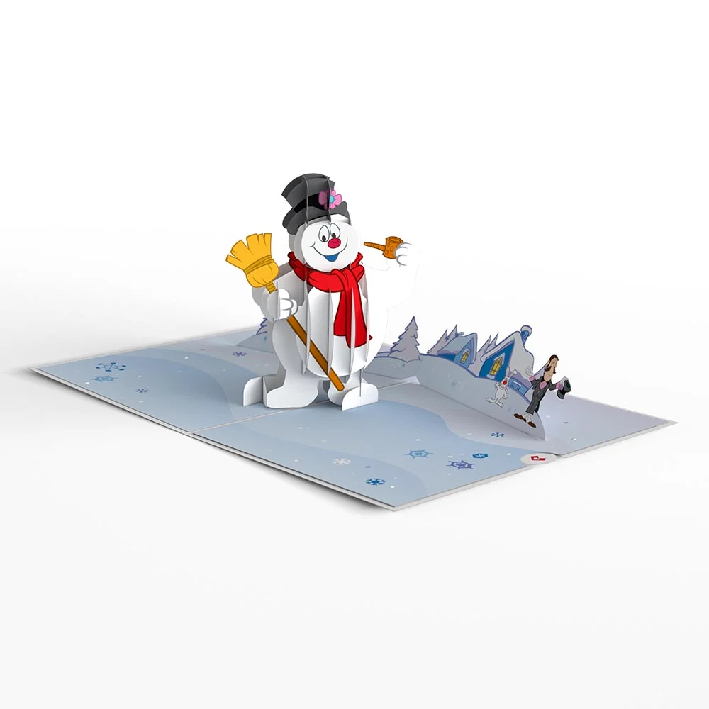Lovepop Frosty The Snowman Jolly Happy Christmas Pop-Up Card - Image 3