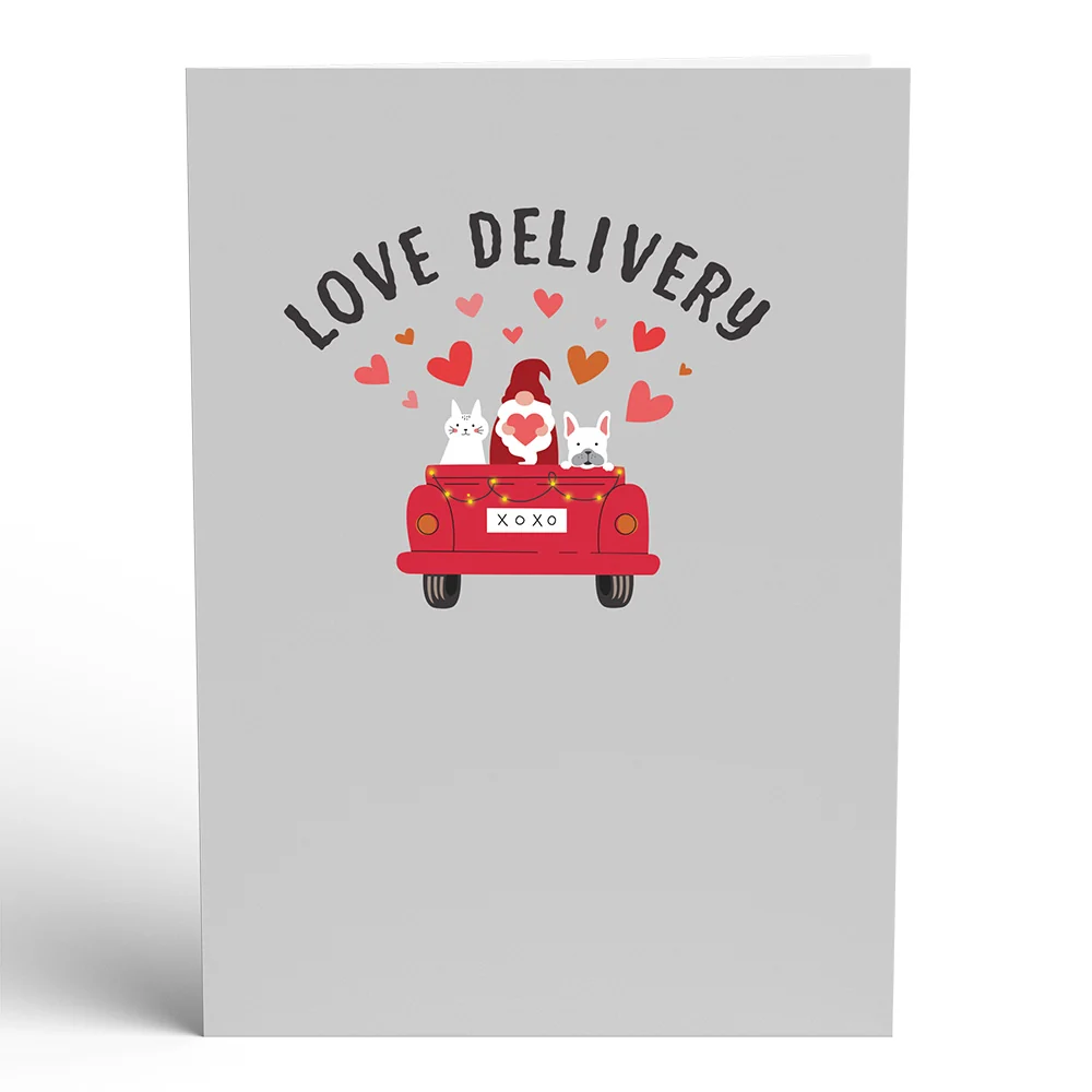 Lovepop Giant Love Delivery Truck Pop-Up Card - Image 4
