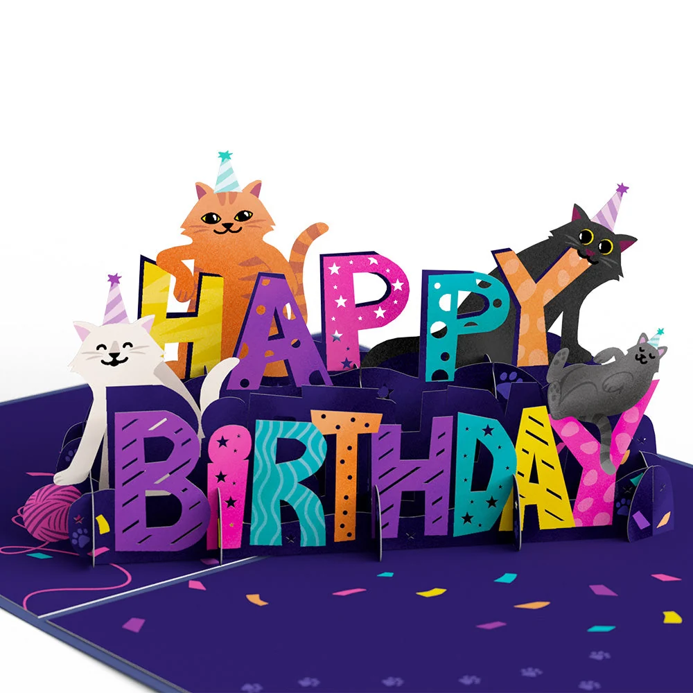 Lovepop Birthday Cats 5-Pack - Image 9