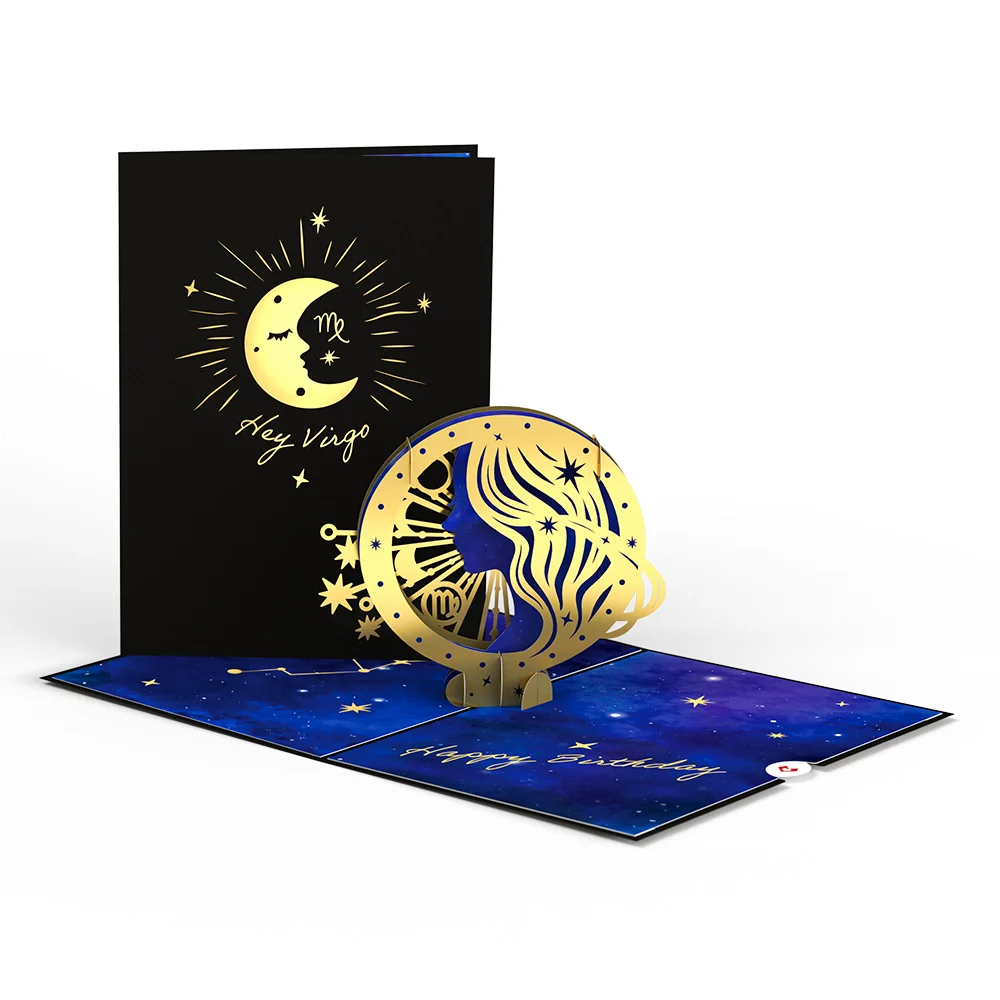 Lovepop Virgo Zodiac Birthday Pop-Up Card - Image 7