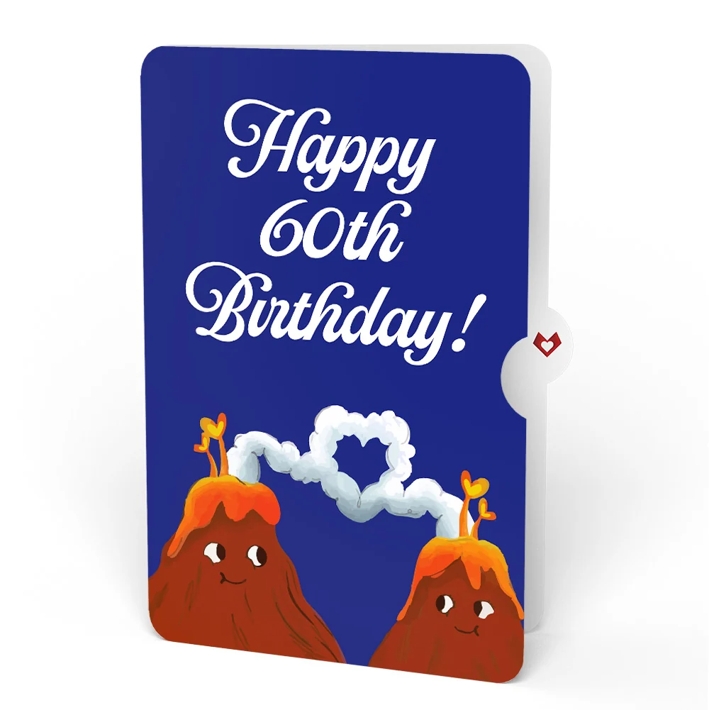 Lovepop I Lava You 60th Birthday Pop-Up Card and Sentiment Set - Image 4