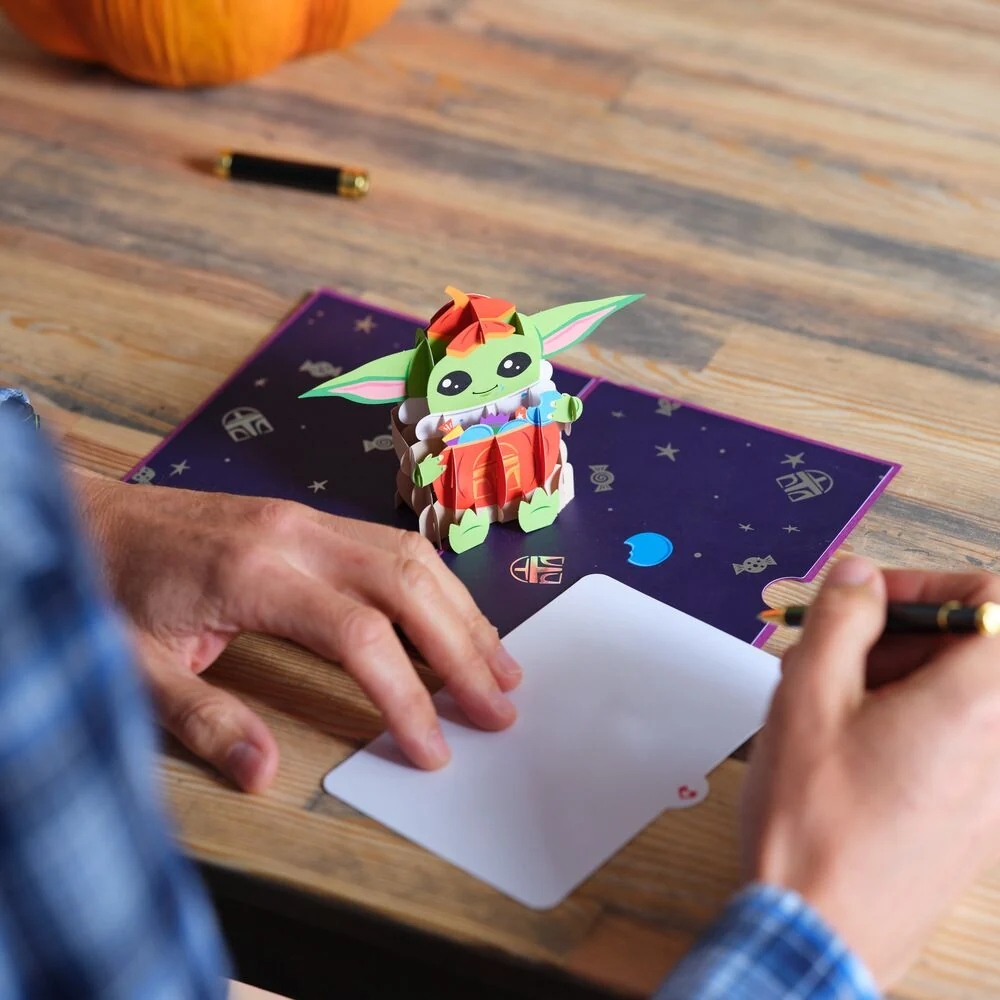 Lovepop Star Wars The Mandalorian Grogu No Tricks All Treats Pop-Up Card - Image 6