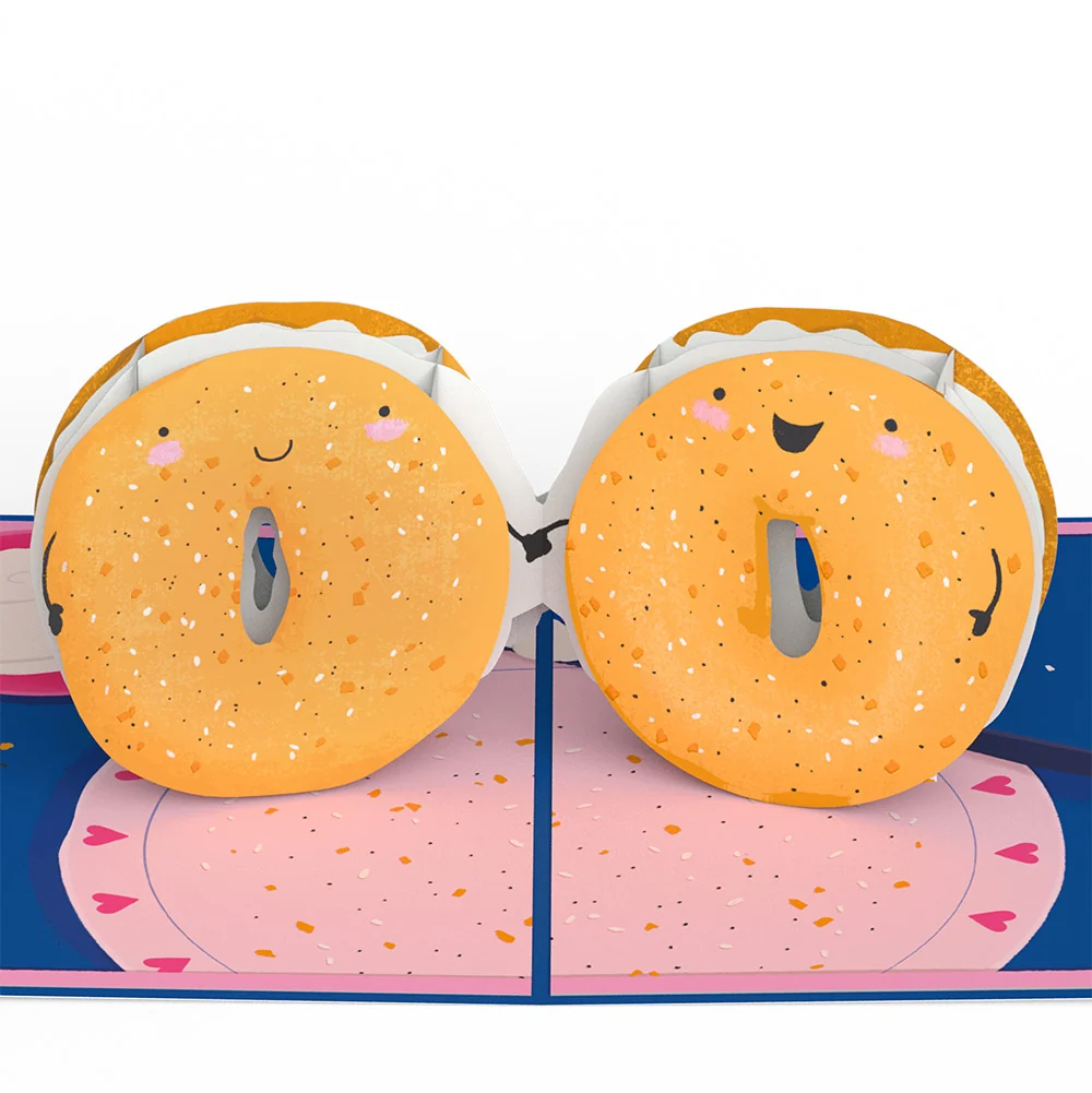 Lovepop You Are My Everything Bagel Valentine Pop-Up Card and Sentiment Set for Mom Plate - Image 3