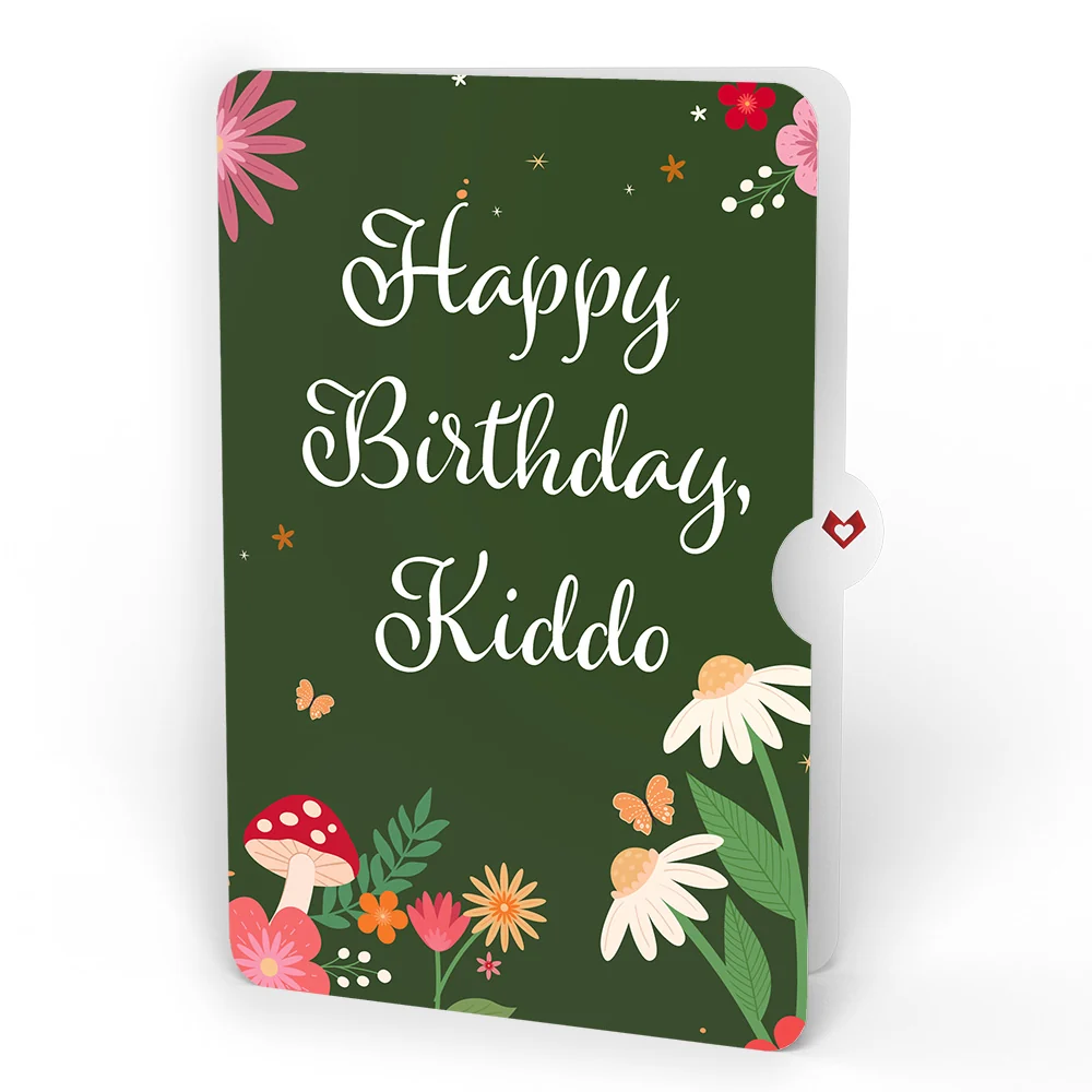Lovepop 'Happiest Birthday Wishes' Floral Field Mouse Plushpop Card and Sentiment Set for Kid - Image 4