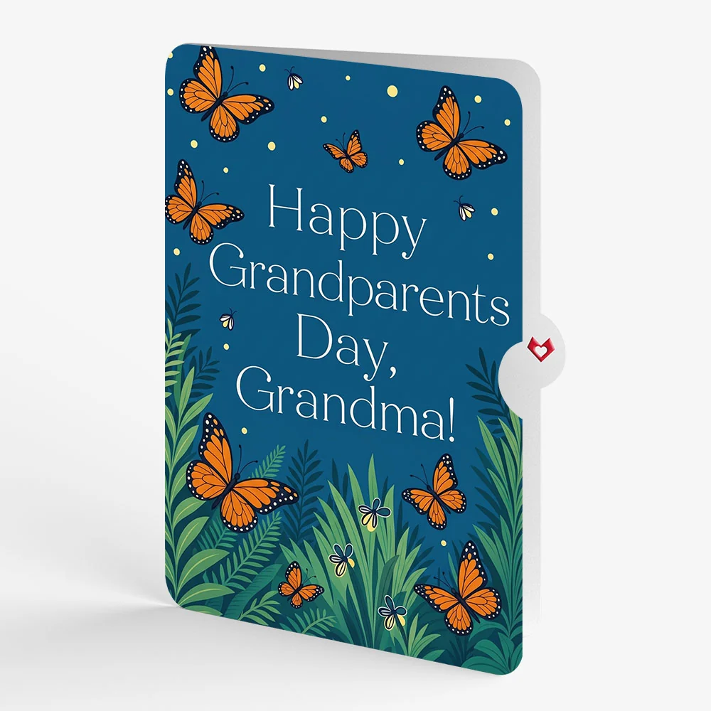Lovepop Thinking of You Butterfly Jar Light-Up Pop-Up Card and Grandparents Day Sentiment Set - Image 4