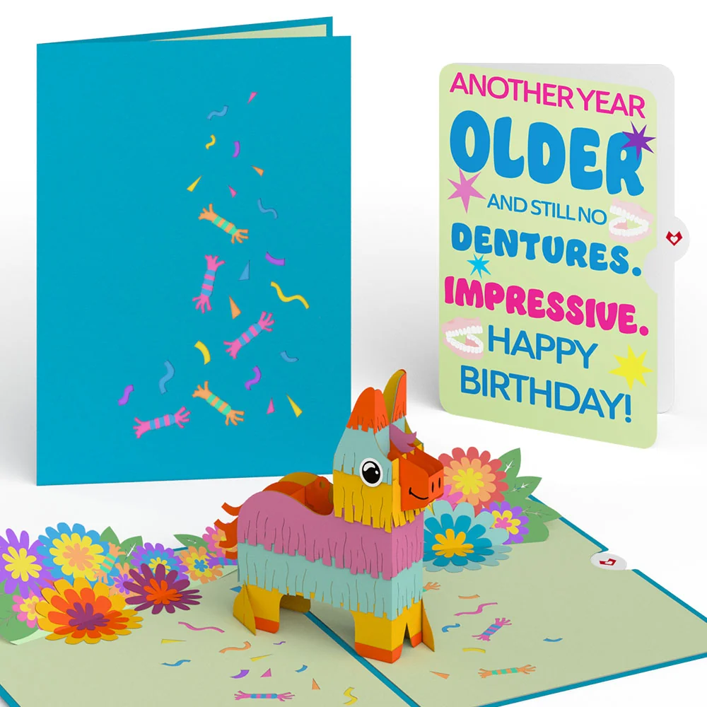 Lovepop Pinata Birthday Pop-Up Card and Sentiment Set