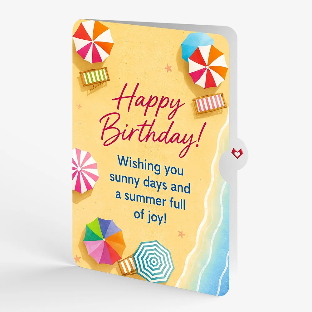 Lovepop Perfect Beach Day Birthday Pop-Up Card and Sentiment Set Chair - Image 4