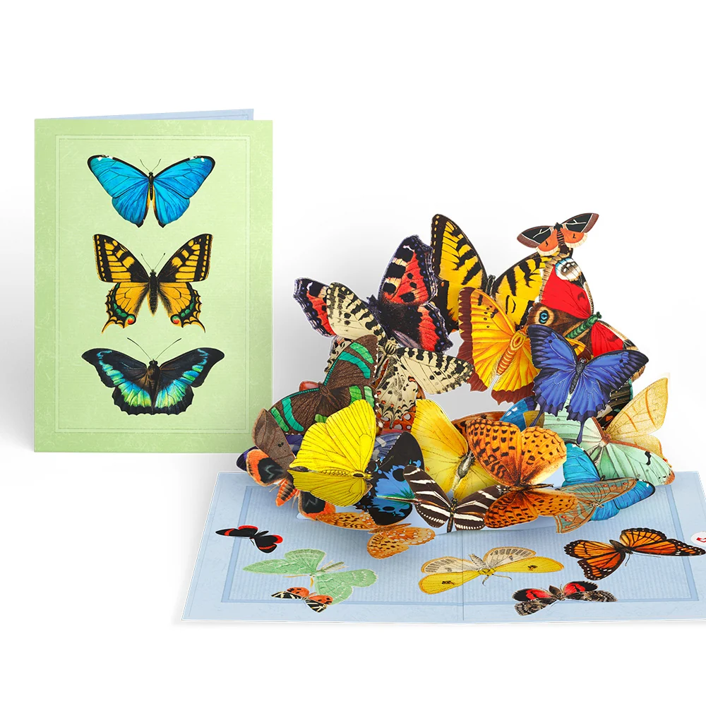 Lovepop Brilliant Butterfly Pop-Up Card and Bouquet Bundle - Image 3