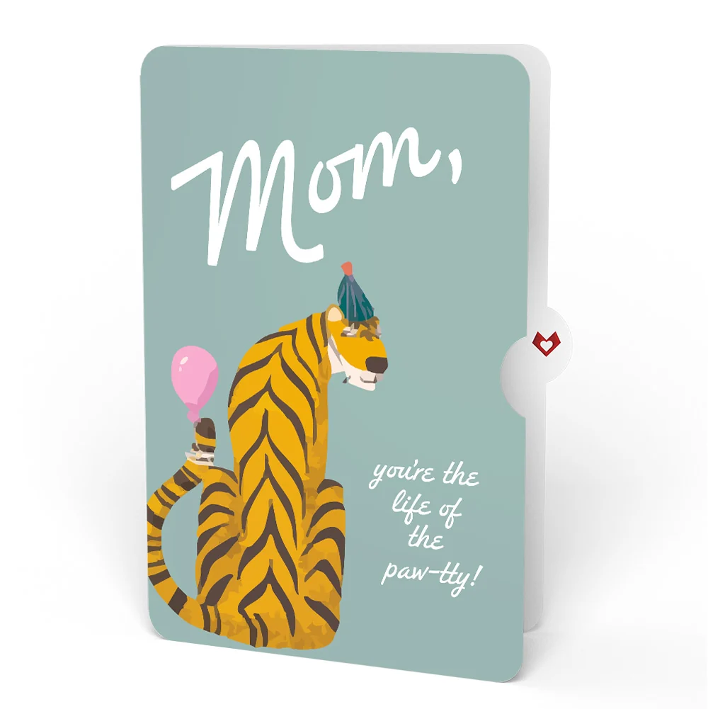 Lovepop Party Animals Birthday Pop-Up Card and Sentiment Set for Mom - Image 4