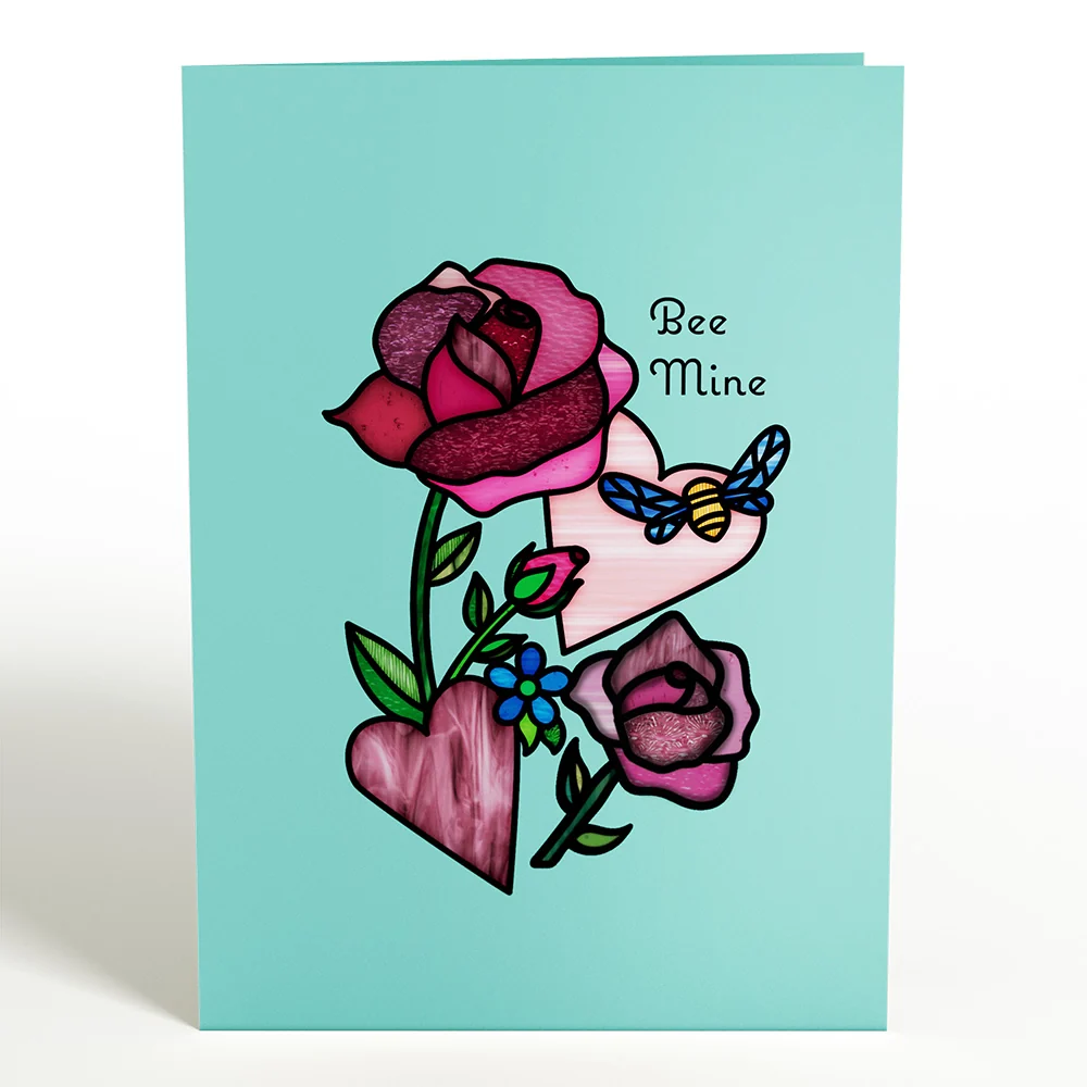 Lovepop Bee Mine Suncatcher Card - Image 5
