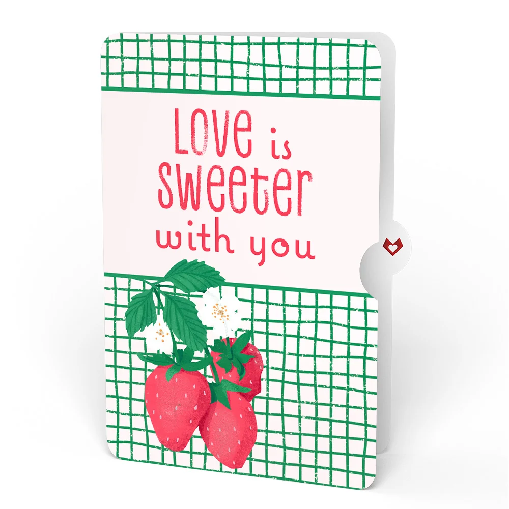 Lovepop Sweet Strawberry Patch Love Pop-Up Card and Sentiment Set - Image 4