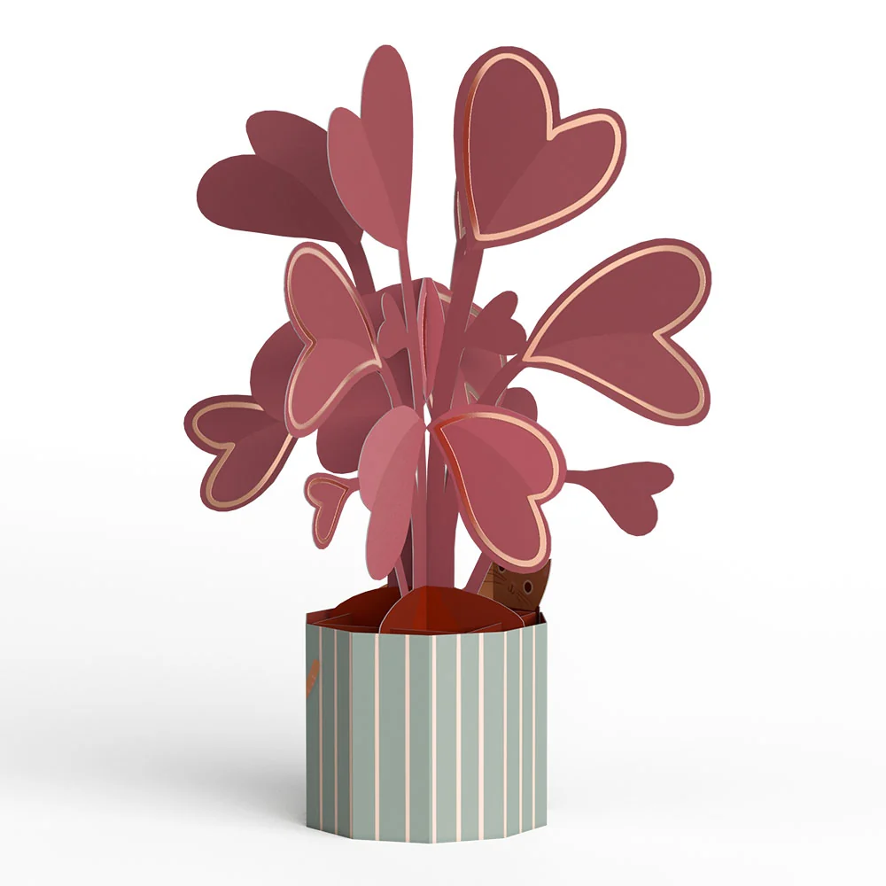 Lovepop So Frond of You Card with Mini Bouquet - Image 4