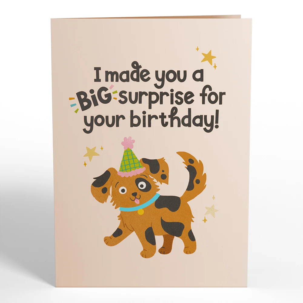 Lovepop Happy Birthday from Your Favorite Party Pooper Dog Pop-Up Card - Image 5