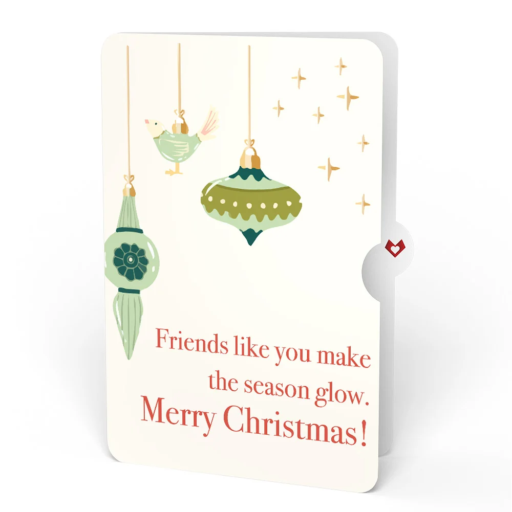 Lovepop Santa Decorating a Christmas Tree Pop-Up Card and Sentiment Set for Friend Cream - Image 4
