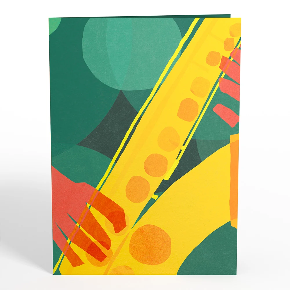 Lovepop Saxophone Pop-Up Card - Image 4